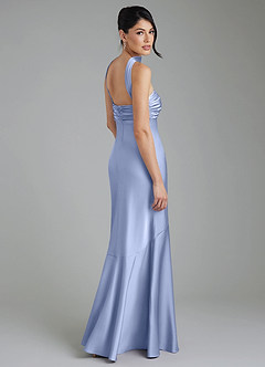 Azazie Marryn Bridesmaid Dresses Ice Mermaid Sweetheart Neckline Stretch Satin Dress image2
