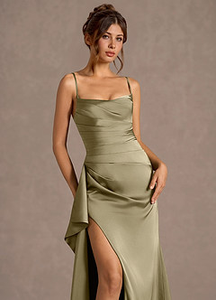 Thora Moosgrün Ballkleid image5