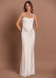 Vestido Crema Largo Lirielle  image5