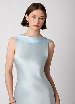 Maxi jurk Alexisrose Hemelsblauw image6