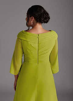 Azazie Jaycee Abiti per la Madre della Sposa Abito A-Line in Chiffon Citronella image10