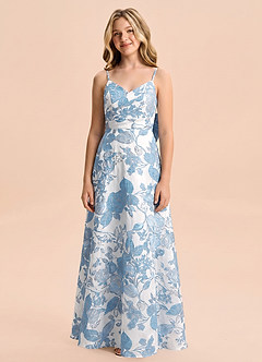 front Azazie Rumi Junior Formal Dress