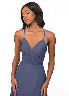 Azazie Everleigh Bridesmaid Dresses Stormy A-Line Sweetheart Pleated Chiffon Dress image7