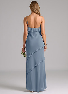 Azazie Nancie Bridesmaid Dresses Twilight Mermaid Ruched Chiffon Dress image2