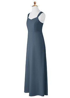Azazie Denice Junior Neptune A-Line Chiffon Dress image10