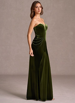 Robe Longue Olive Sylvie image4