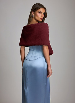 front 3 Pack-Elegant Plush Faux Fur Evening Shawl
