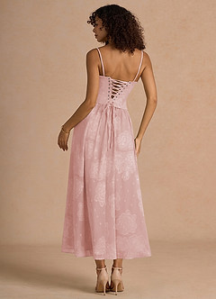 Isaura Powder Pink Maxi Dress image2
