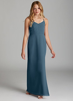 Azazie Becca Junior Neptune Mermaid Chiffon Dress image5