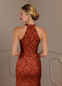 Azazie Tyra Mother of the Bride Dresses Auburn Mermaid Floral Burnout Dress image5