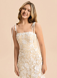 front Azazie Celeste Junior Formal Dress