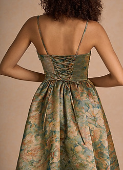 Ziva Vintage Teal Maxi Dress image6