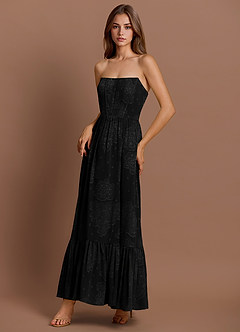Lydia Black Maxi Dress image5