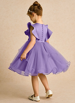 Azazie Chirp Blumenmädchenkleider Ballkleid Tüll Kleid Tahiti image4