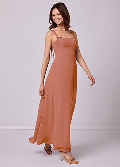 Barbie ♥ Azazie Bridesmaid Dresses MAI TAI A-Line Pleated Chiffon Dress image1