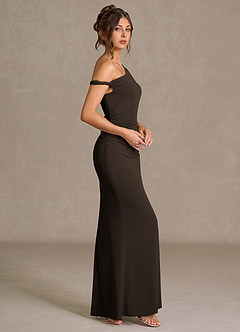 Robe Longue Chocolat Heliora image5