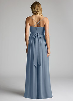 Azazie Llana Abiti da damigella d'onore premaman Abito A-Line Chiffon Floor-Length image4