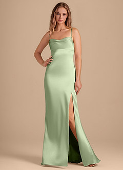 Azazie Camila Final Sale Black Sheath Sweetheart Neckline Metallic Satin Dress image1