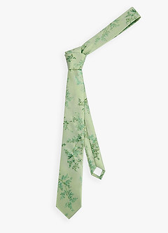 front Matte Satin Skinny Tie
