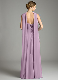 Azazie Ayla Abiti da Damigella Abito A-Line in Chiffon Scollo a Cuore Glicine image9