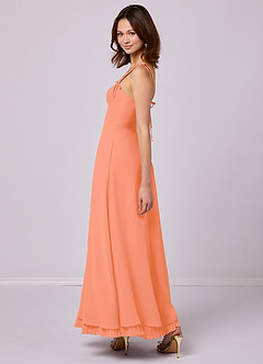 Barbie ♥ Azazie Final Sale Sunset A-Line Pleated Chiffon Dress image5