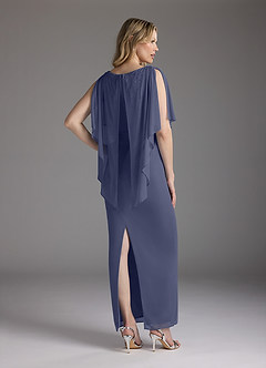 Azazie Aspyn Final Sale Stormy Sheath Beaded Mesh Dress image8