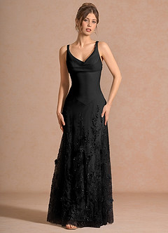 Valora Black Maxi Dress image5