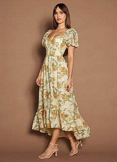 Leslie Lemon Drop Midi Dress image4