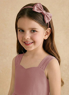 front Girls Satin Headband