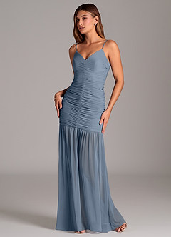 Azazie Aimie Bridesmaid Dresses Twilight Mermaid Mesh Dress image5