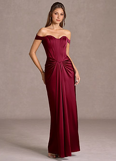 Lorelei Merlot Maxi Dress image4