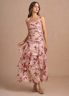 Sonja Mauve Floral Maxi Dress image3