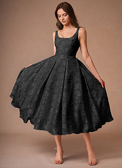 Vestido Negro Midi Briac image5