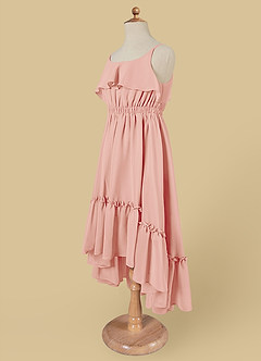 Azazie Karmen Flower Girl Klänningar Klänning A-Line i Chiffong Ruched image8