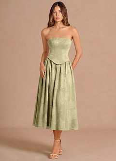 Isaura Celadon Midi Dress image4