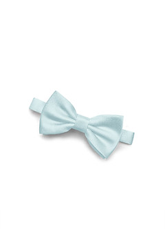 front Boy's Matte Satin Pre-Tied Bow Tie