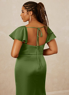 Christian Siriano Bridal for Azazie 1005 Bridesmaid Dresses Juniper Sheath Sweetheart Neckline Stretch Satin Dress image16