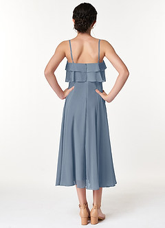 Azazie Ensley Junior Twilight A-Line Pleated Chiffon Dress image2