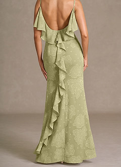 Vestido Celadón Largo Kalinda  image6