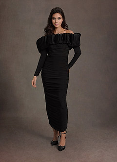Tate Black Off Shoulder Maxi Dress image2