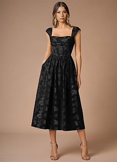 vestido Meio-dia Preto Dana image4