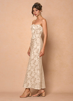 Ezrena Maxi Klänning Cream image3