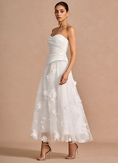 Robe Longue Albâtre Blanc Jovette image1