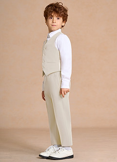 front Oliver Cream Boys 3-Piece Suit