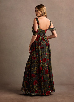 Vestido Negro Múltiples Largo Tracy image7