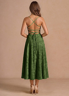 Irelia Olive Midi Dress image2