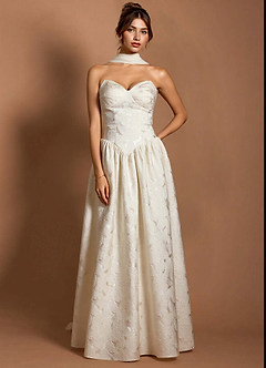 Maxi jurk Astra Franse Witte image6