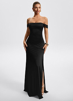 Milena Black Maxi Dress image6