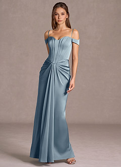 vestido Maxi Pó Azul Lorelei image4