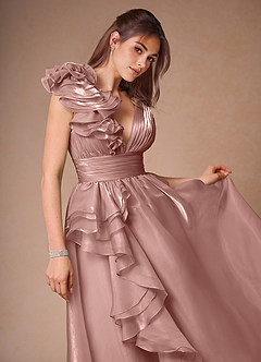Vesper Pink Ball Gown Prom Dress image2